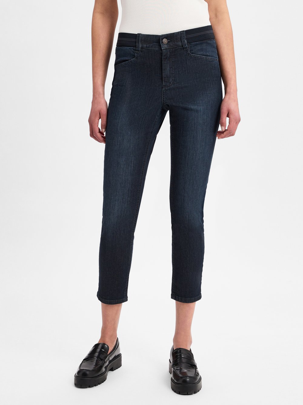 Thumbnail - Angels Hose Damen Baumwolle blau, 38