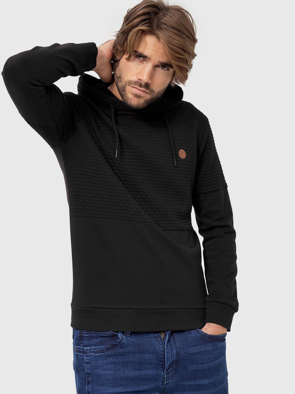 Indicode Kapuzenpullover Herren schwarz, M