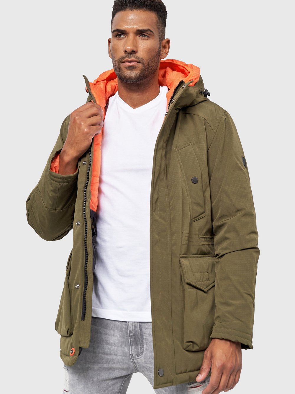 Indicode Parka Herren grün, XXL