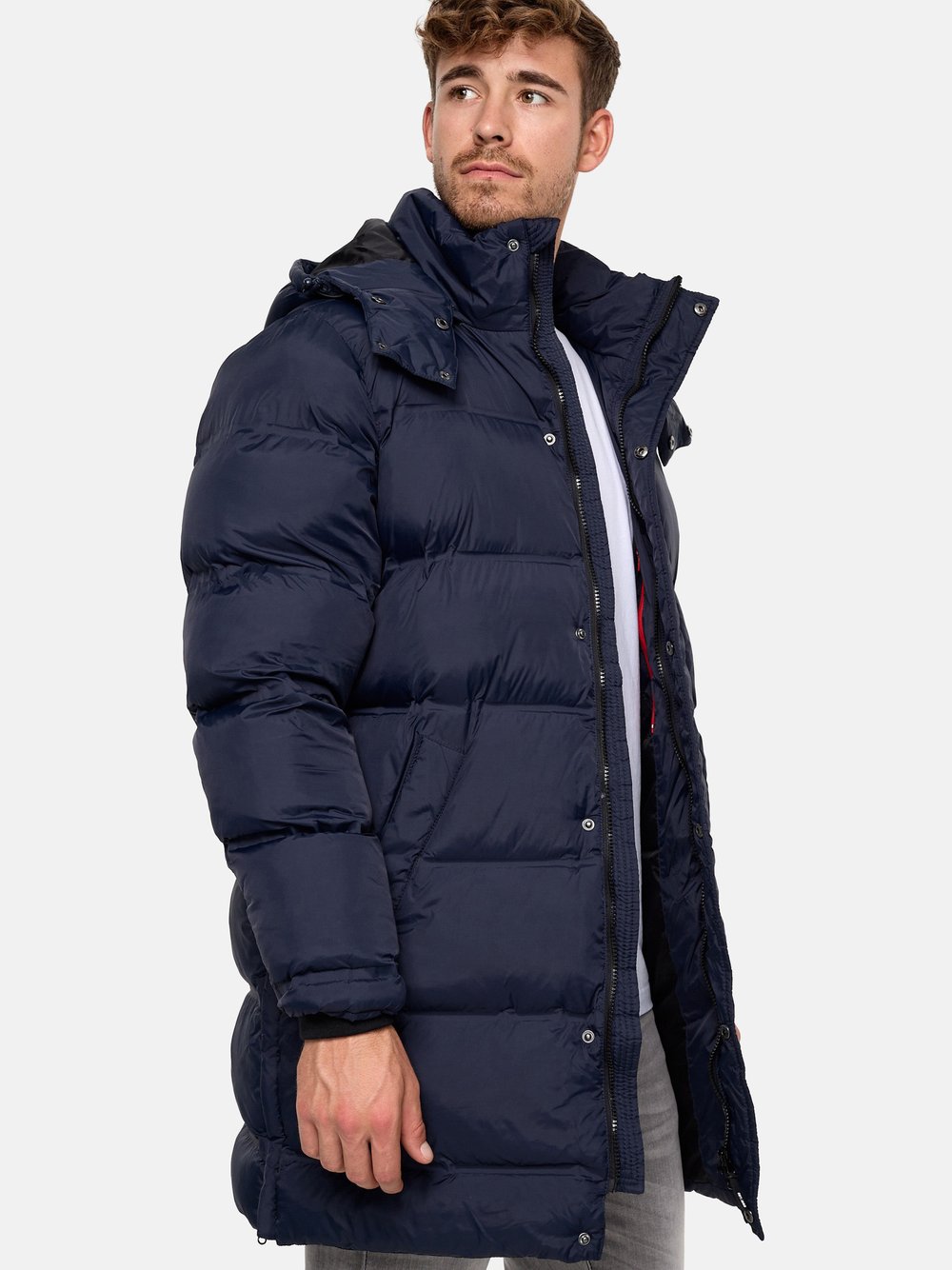 Indicode Parka Herren blau, S