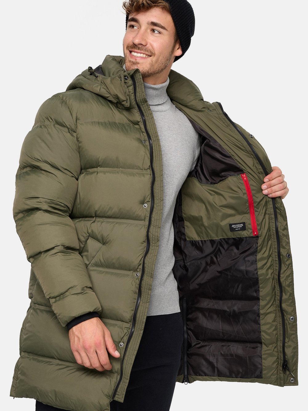 Indicode Parka Herren grün, M