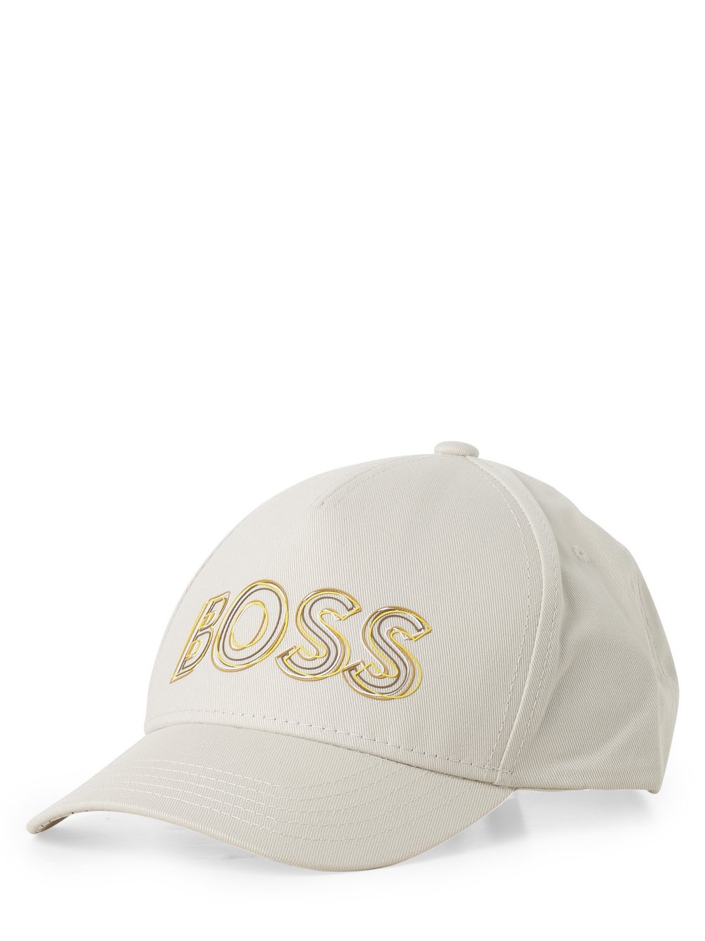 BOSS Green - Męska czapka z daszkiem, beżowy