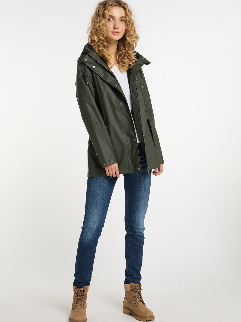 ICEBOUND 3-in-1 Regenjacke Damen grün, XS