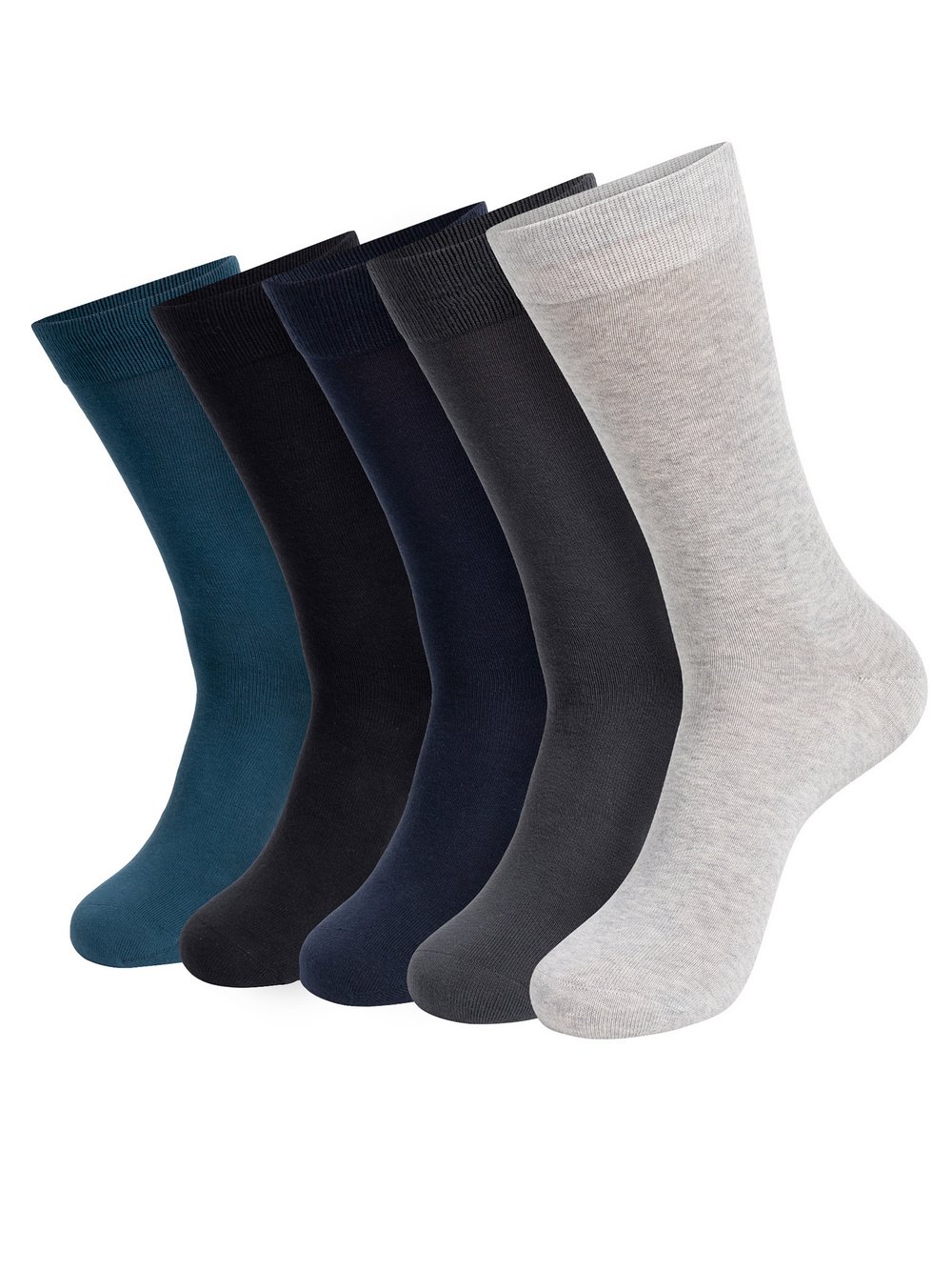 Indicode 10 Paar Socken Herren Baumwolle mehrfarbig, 39-42