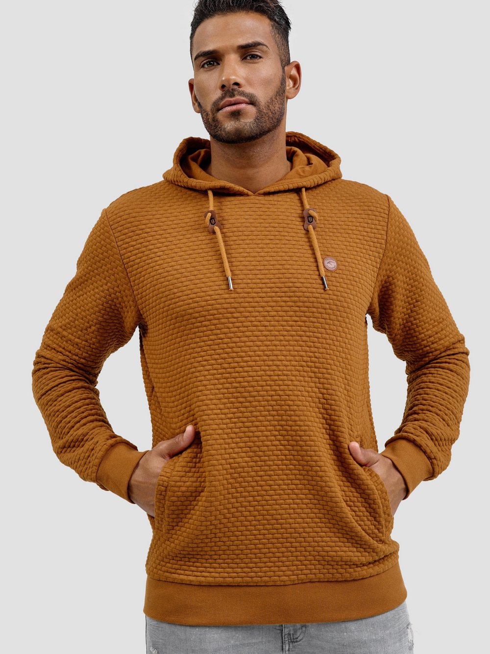 Indicode Kapuzenpullover Herren braun, S