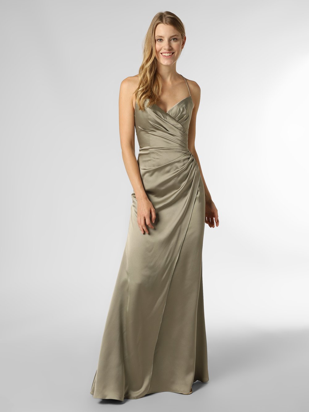 Obraz przedstawiający Luxuar Fashion Damska sukienka wieczorowa Kobiety zielony jednolity, 42