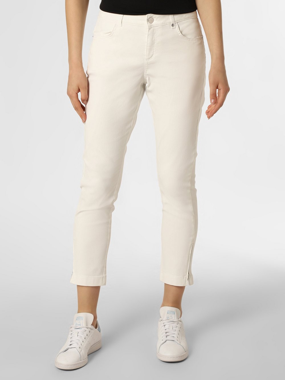 Comma - Spodnie damskie, biały