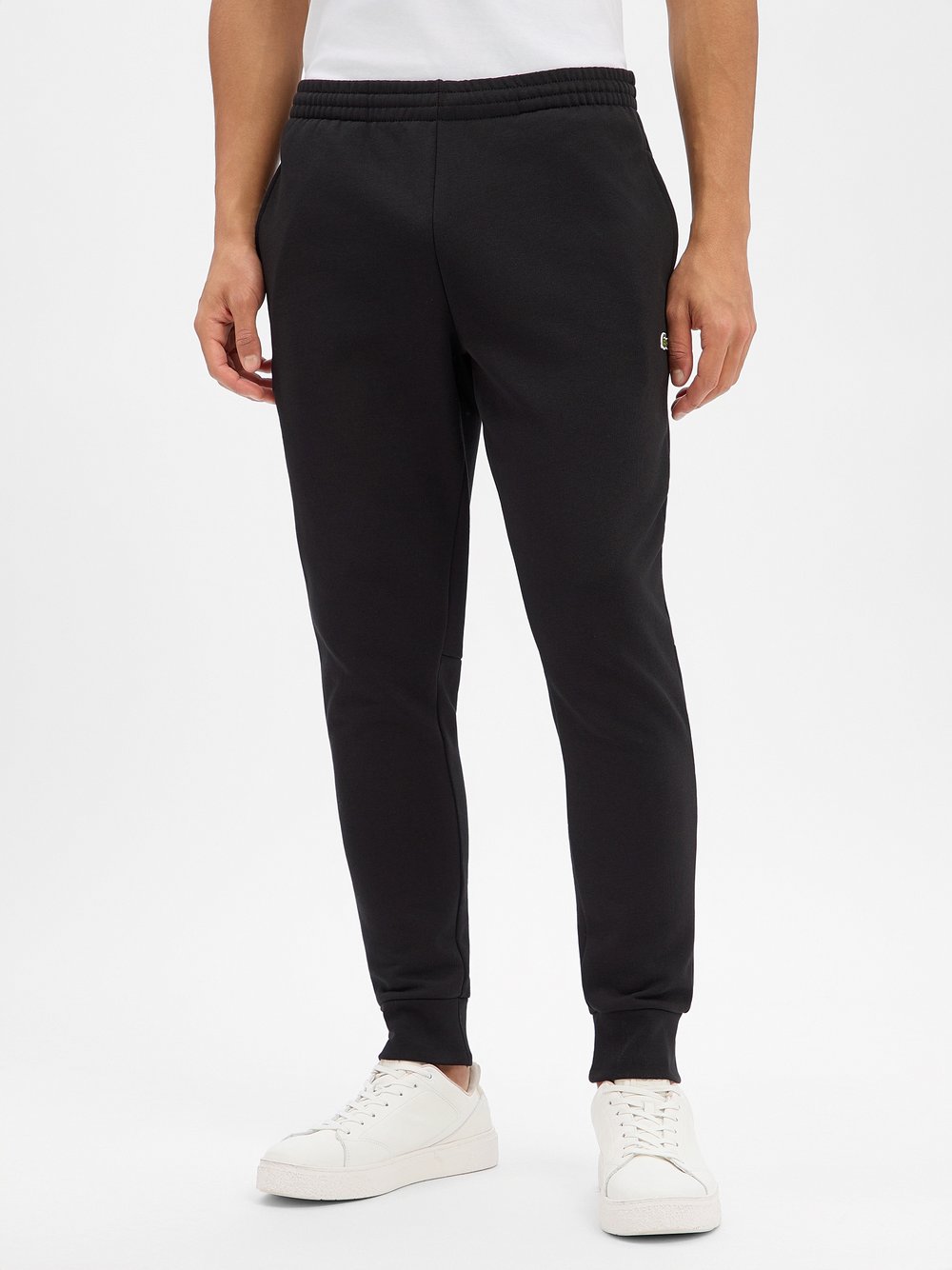 Lacoste Sweathose Herren Baumwolle schwarz, 4