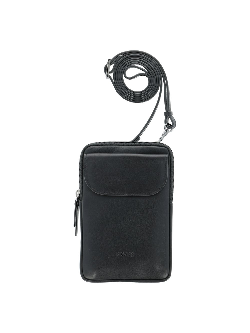 Thumbnail - PICARD Handytasche Damen Leder schwarz strukturiert, ONE SIZE