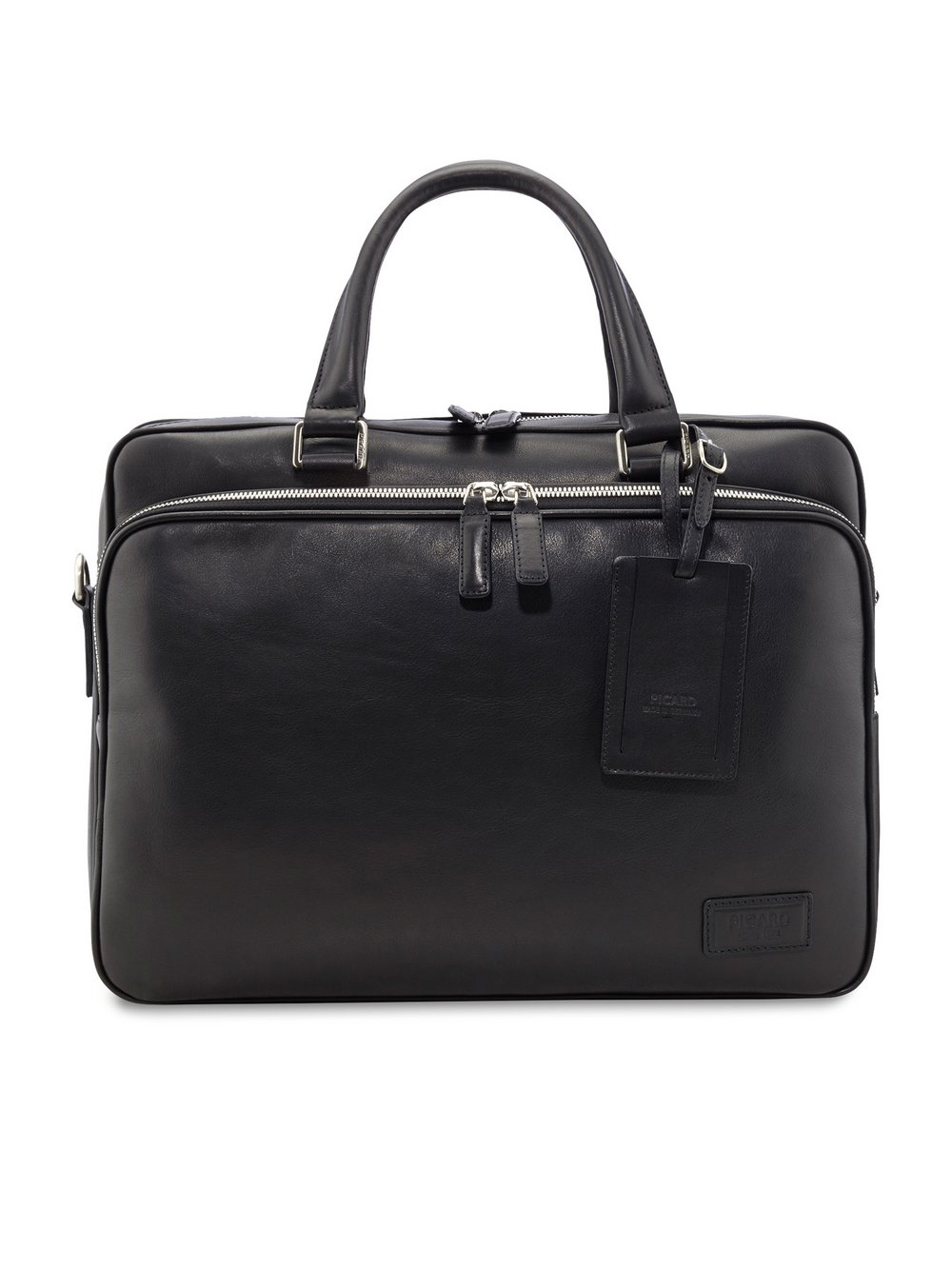 Thumbnail - PICARD Laptoptasche Herren Leder schwarz strukturiert, ONE SIZE