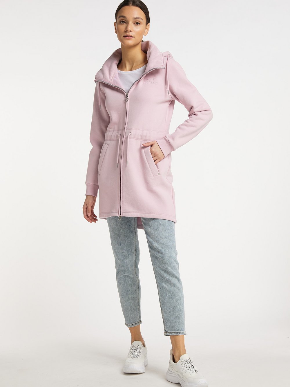 MyMo Sweatjacke Damen Baumwolle rosa, XS