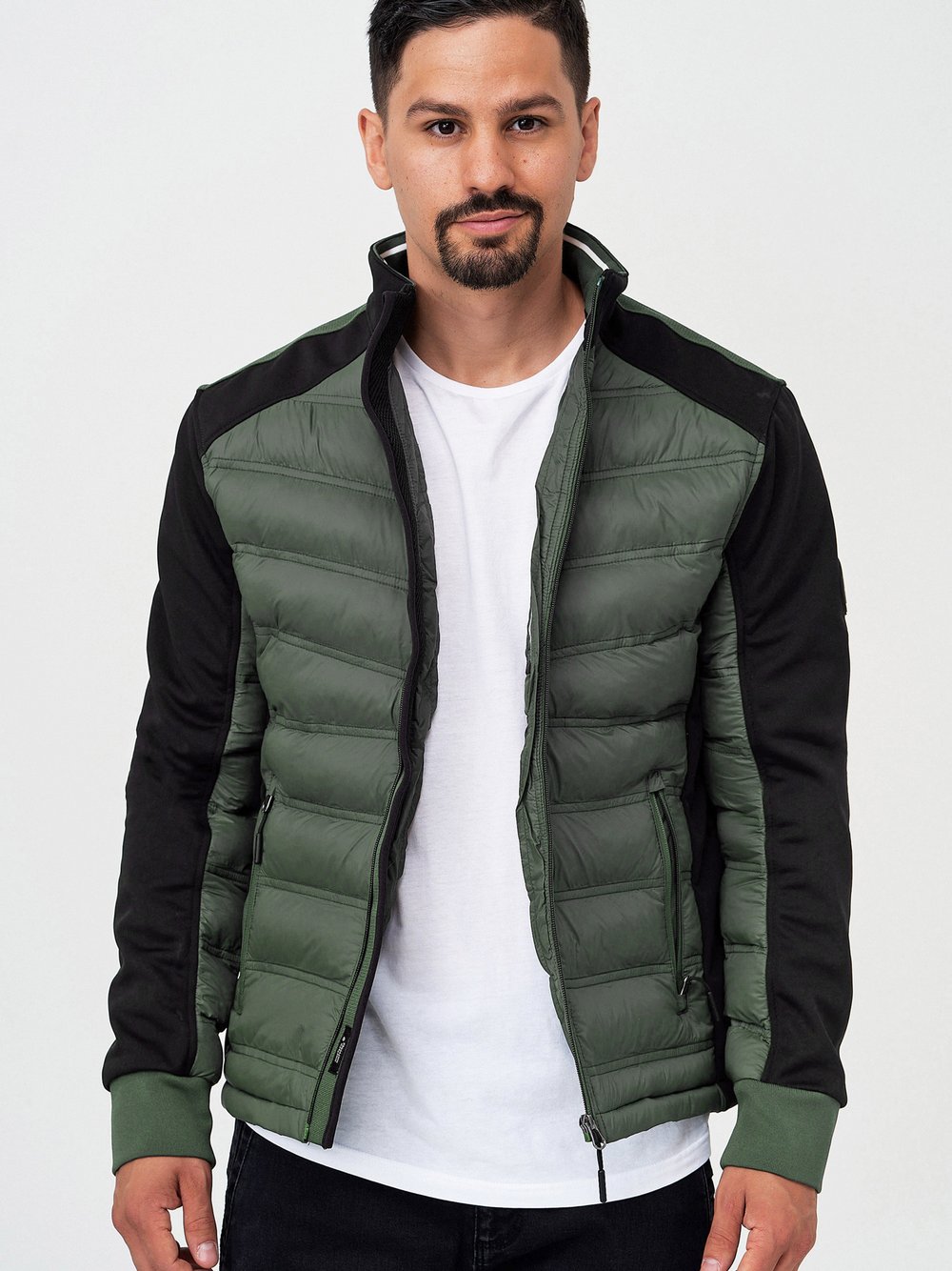 Thumbnail - Indicode Übergangsjacke Herren Polyamid grün, XL