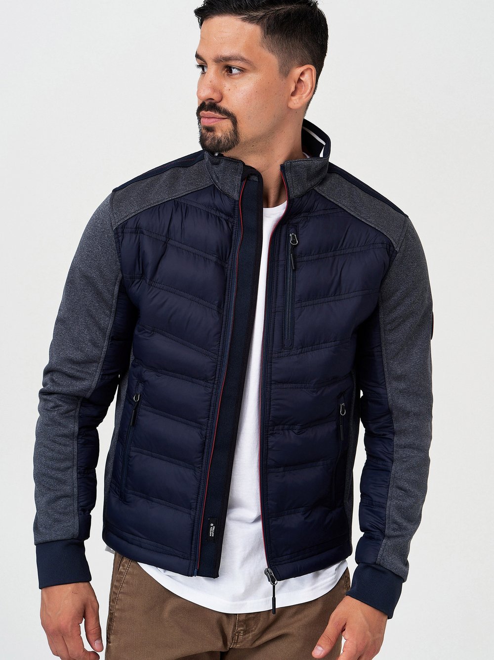 Indicode Übergangsjacke Herren Polyamid blau, S