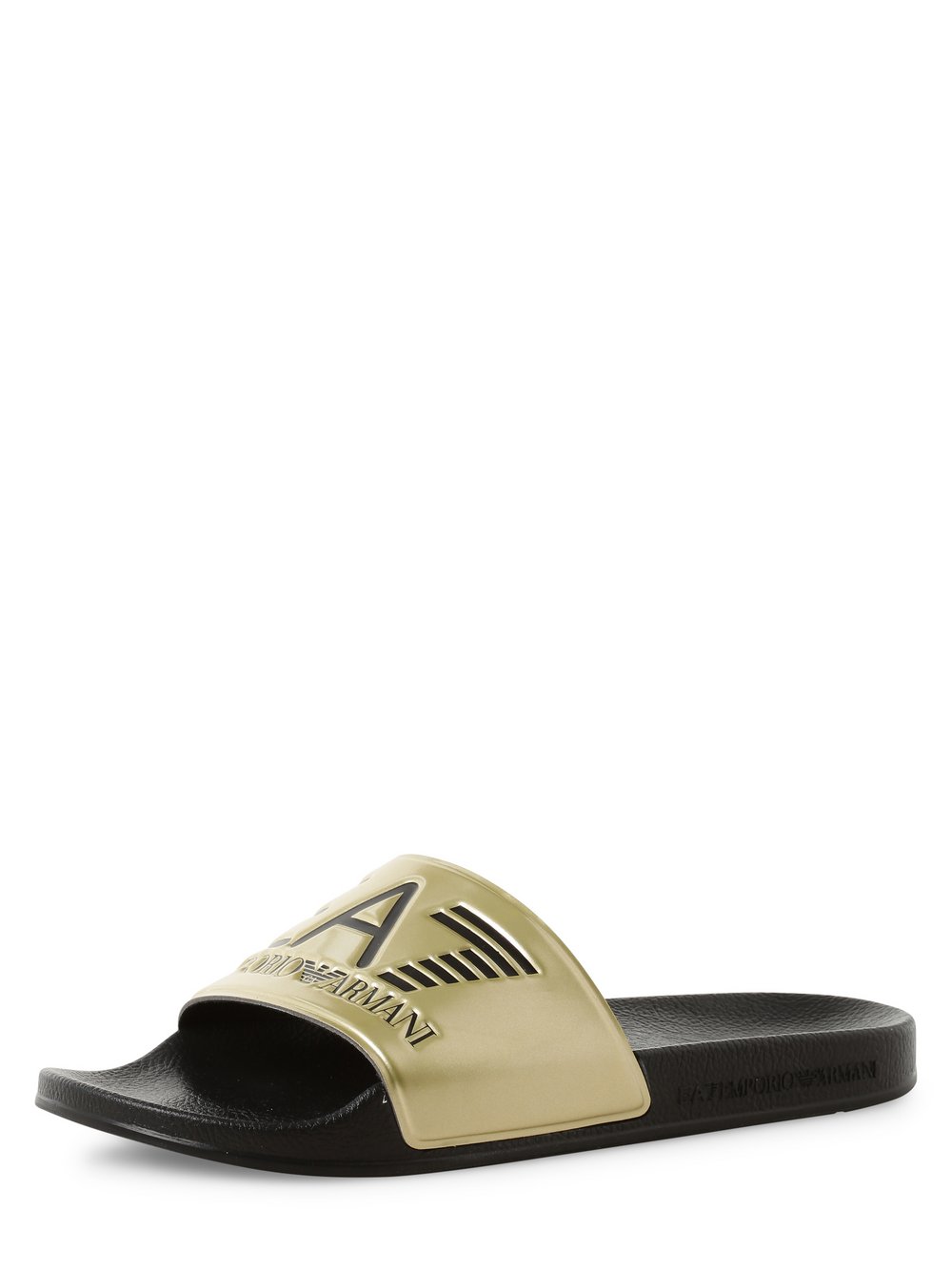 EA7 Emporio Armani - Męskie pantofle kąpielowe, złoty