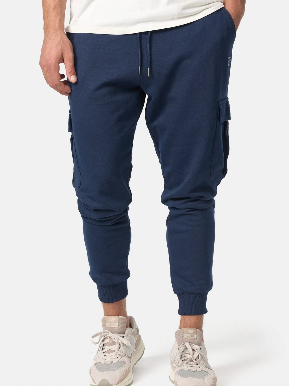 Indicode Jogginghose Herren Baumwolle blau, XXXL