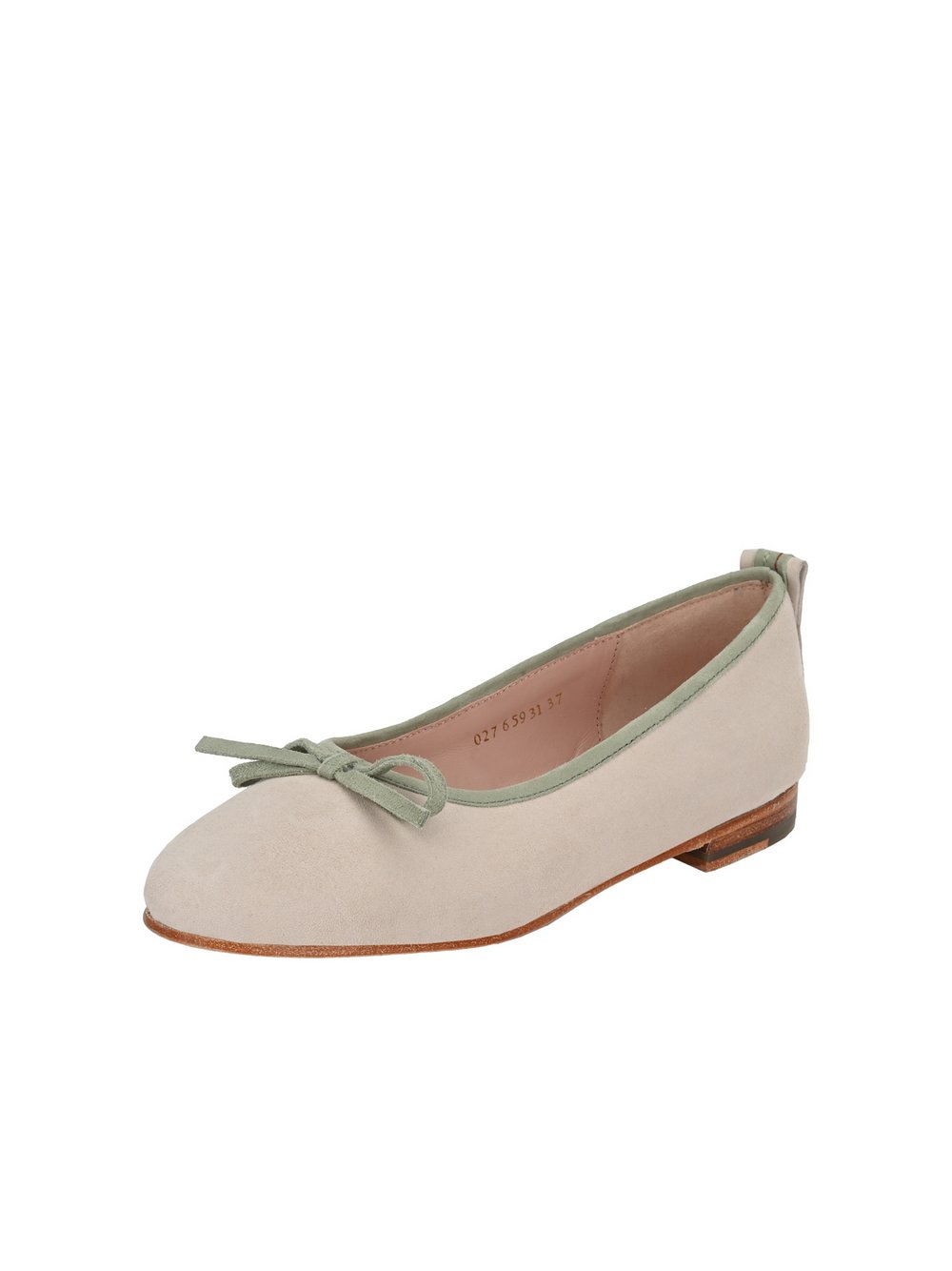 Crickit Ballerinas Damen Leder weiß, 40