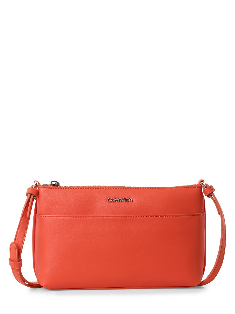Calvin Klein - Damska torebka na ramię, czerwony|pomarańczowy