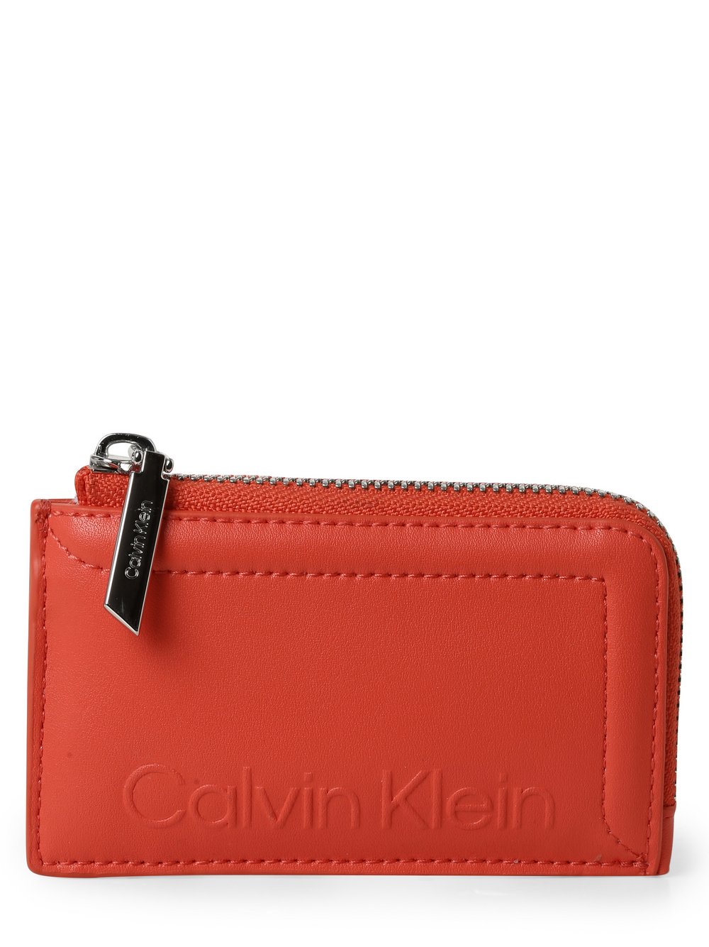 Calvin Klein - Portfel damski, pomarańczowy|czerwony
