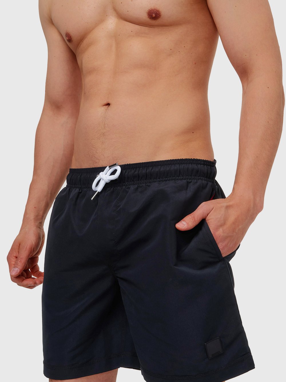 Indicode Badehose Herren schwarz, XL