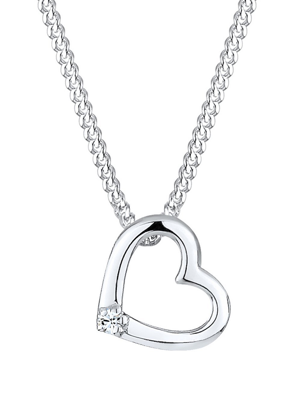 Thumbnail - Elli Halskette Damen Sterlingsilber silber, 45