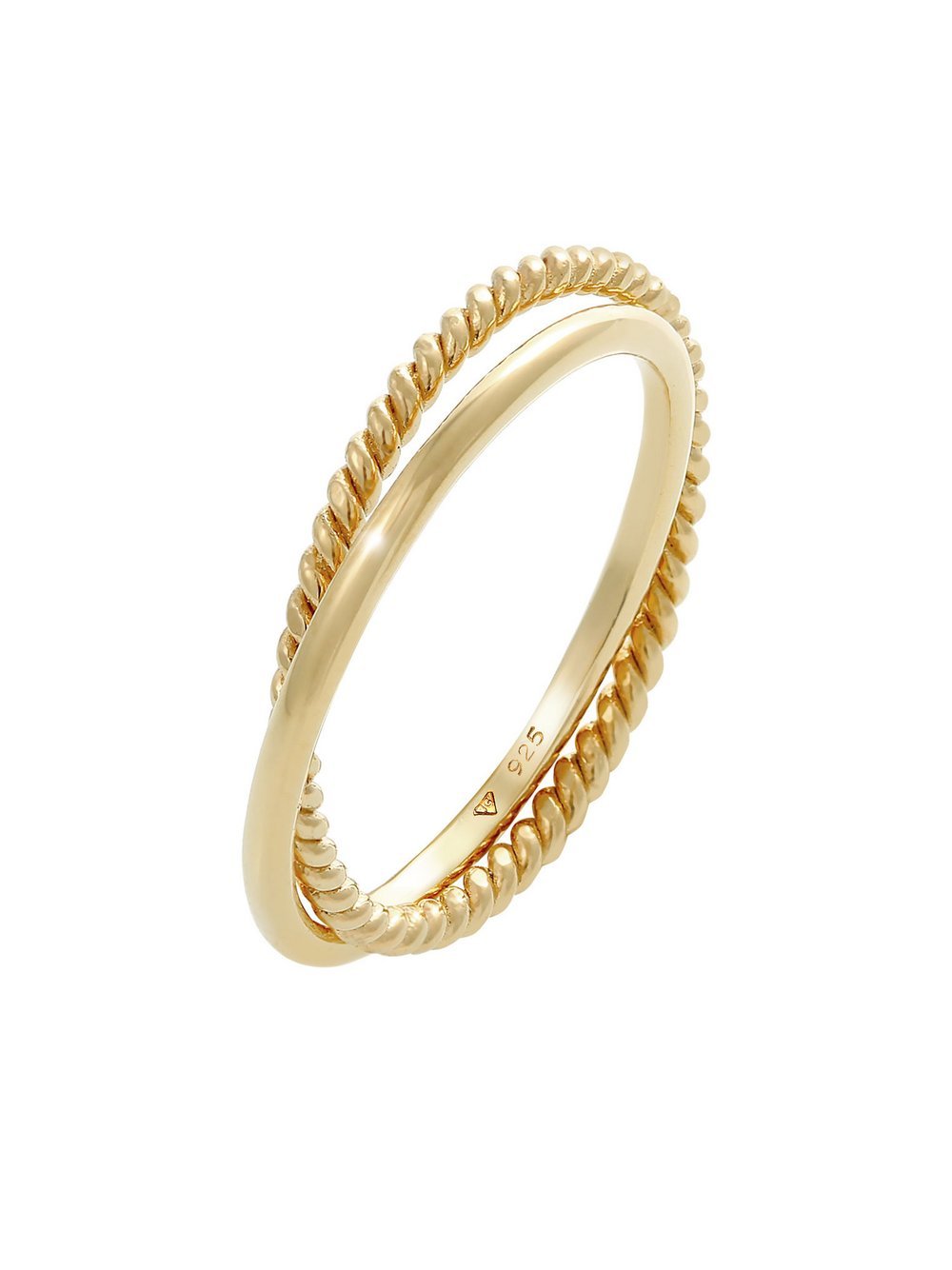 Elli Ring Damen Sterlingsilber gold, 58