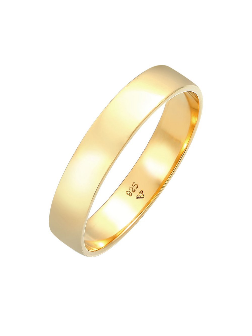 KUZZOI Ring Herren Sterlingsilber gold, 66