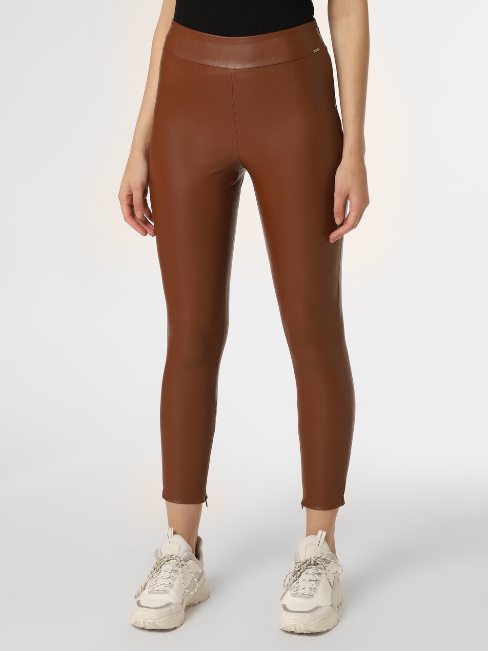 GUESS - Spodnie damskie, brązowy