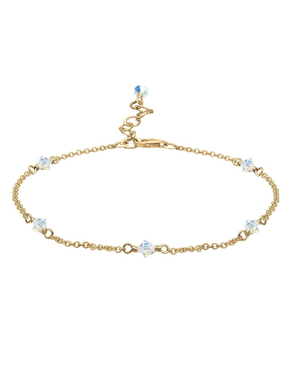 Elli Fußschmuck Damen Sterlingsilber gold, 25