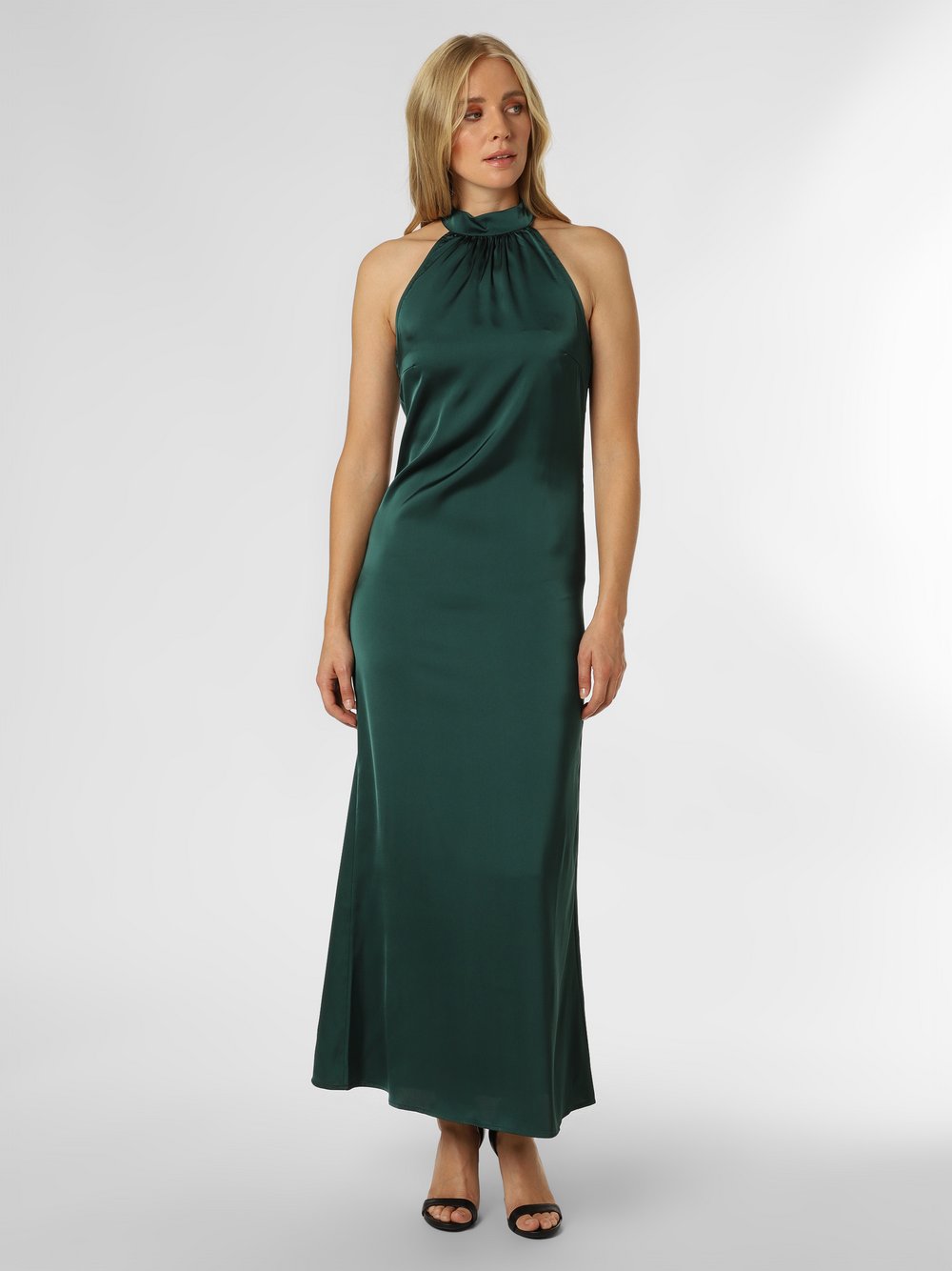 Vila - Damska sukienka wieczorowa – VIEnna, zielony