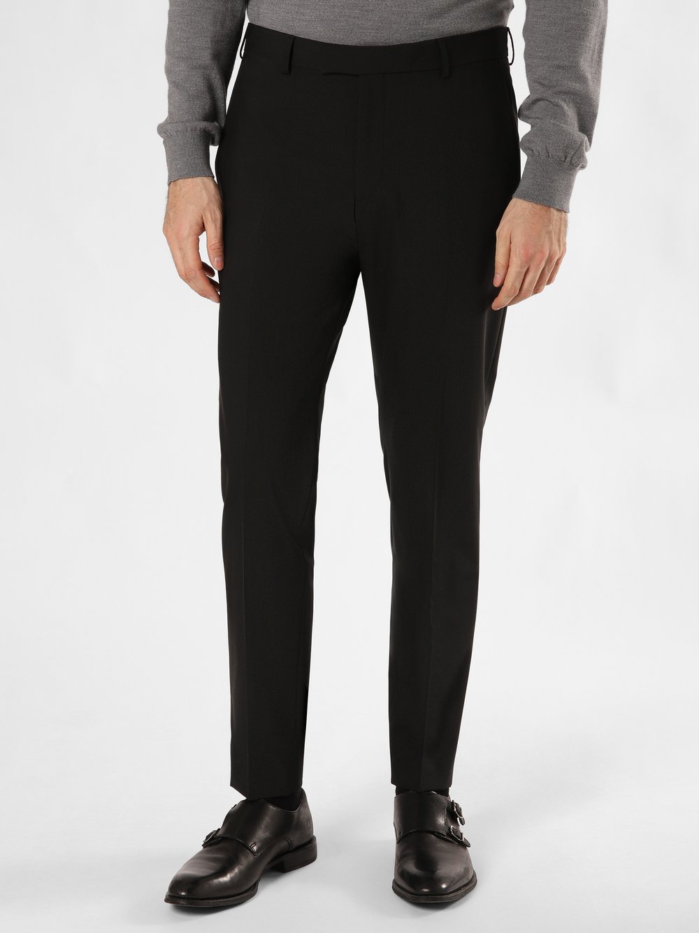 Strellson - Męskie spodnie od garnituru modułowego – Madden2.0, czarny