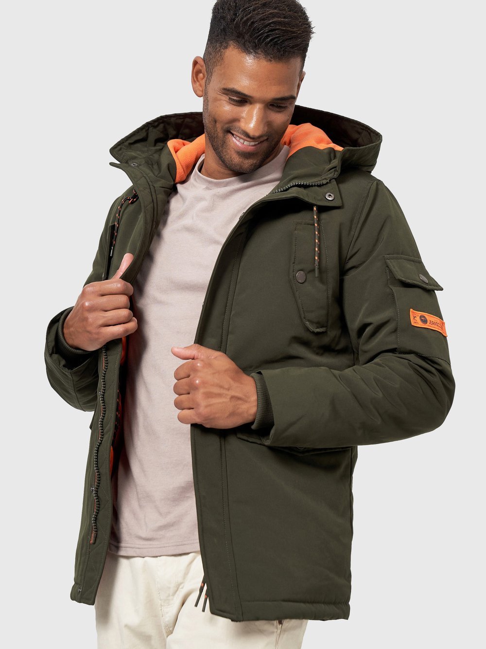 Indicode Parka Herren grün, XXL