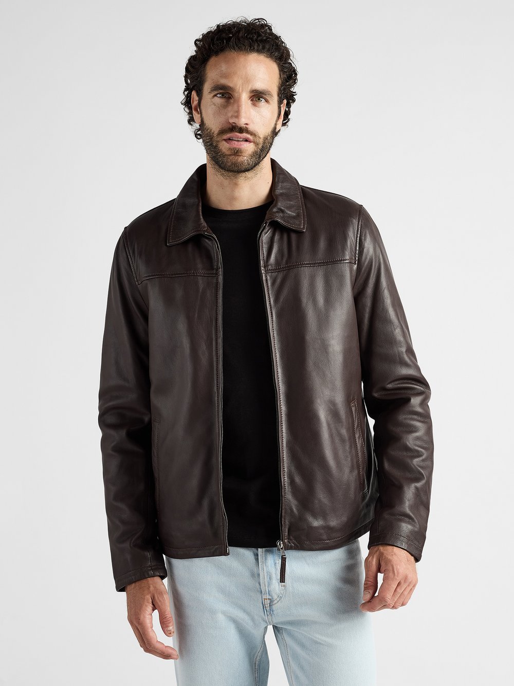 JCC Lederjacke Herren braun, 52