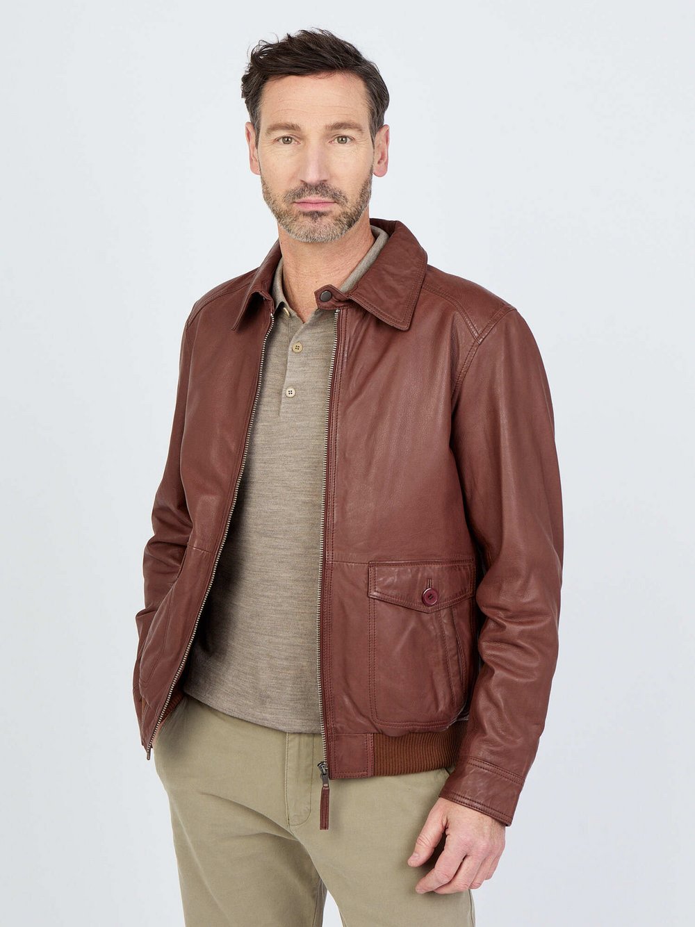 JCC Lederjacke Herren braun, 60