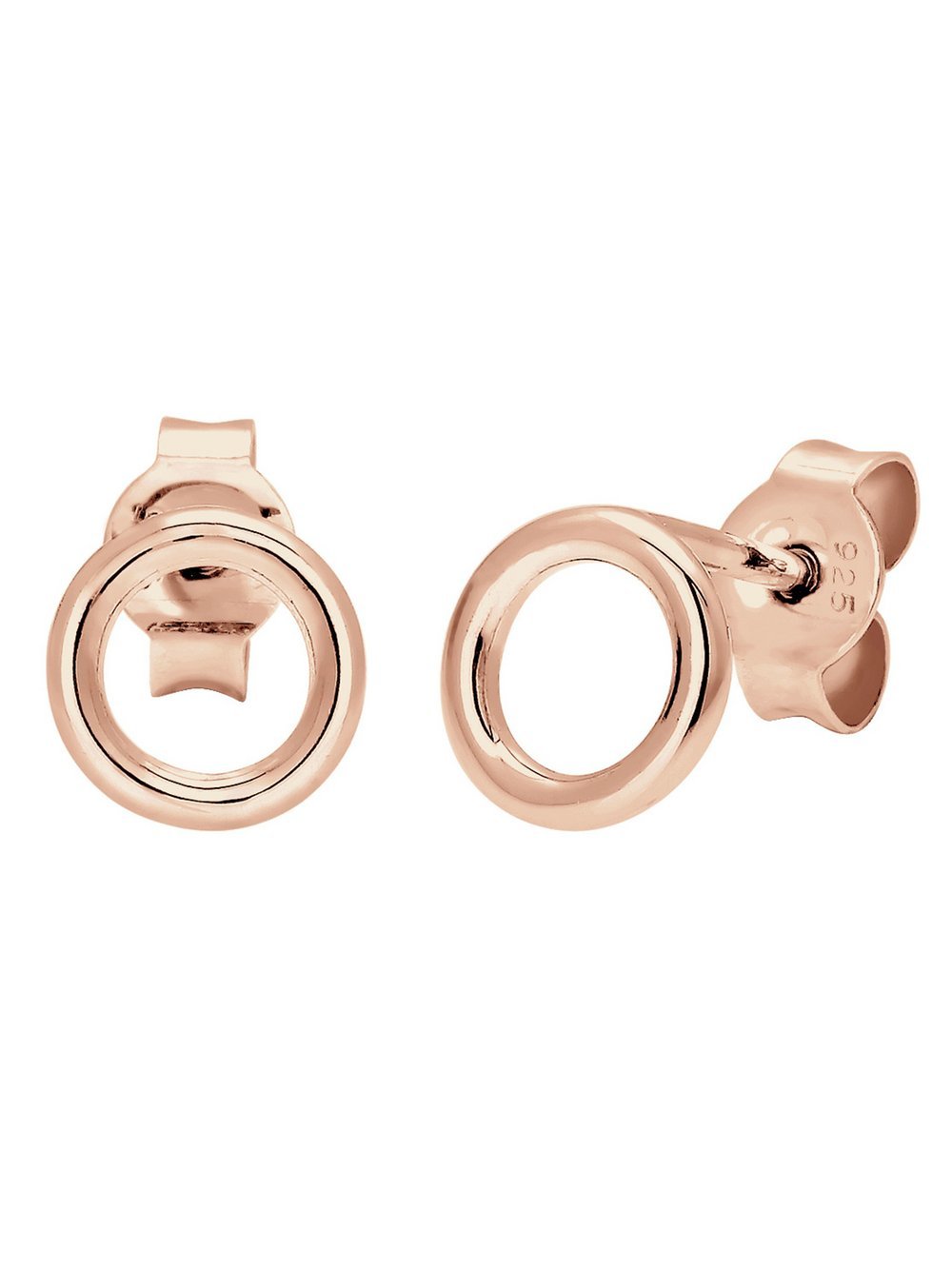 Elli Ohrringe Damen Sterlingsilber roségold, ONE SIZE