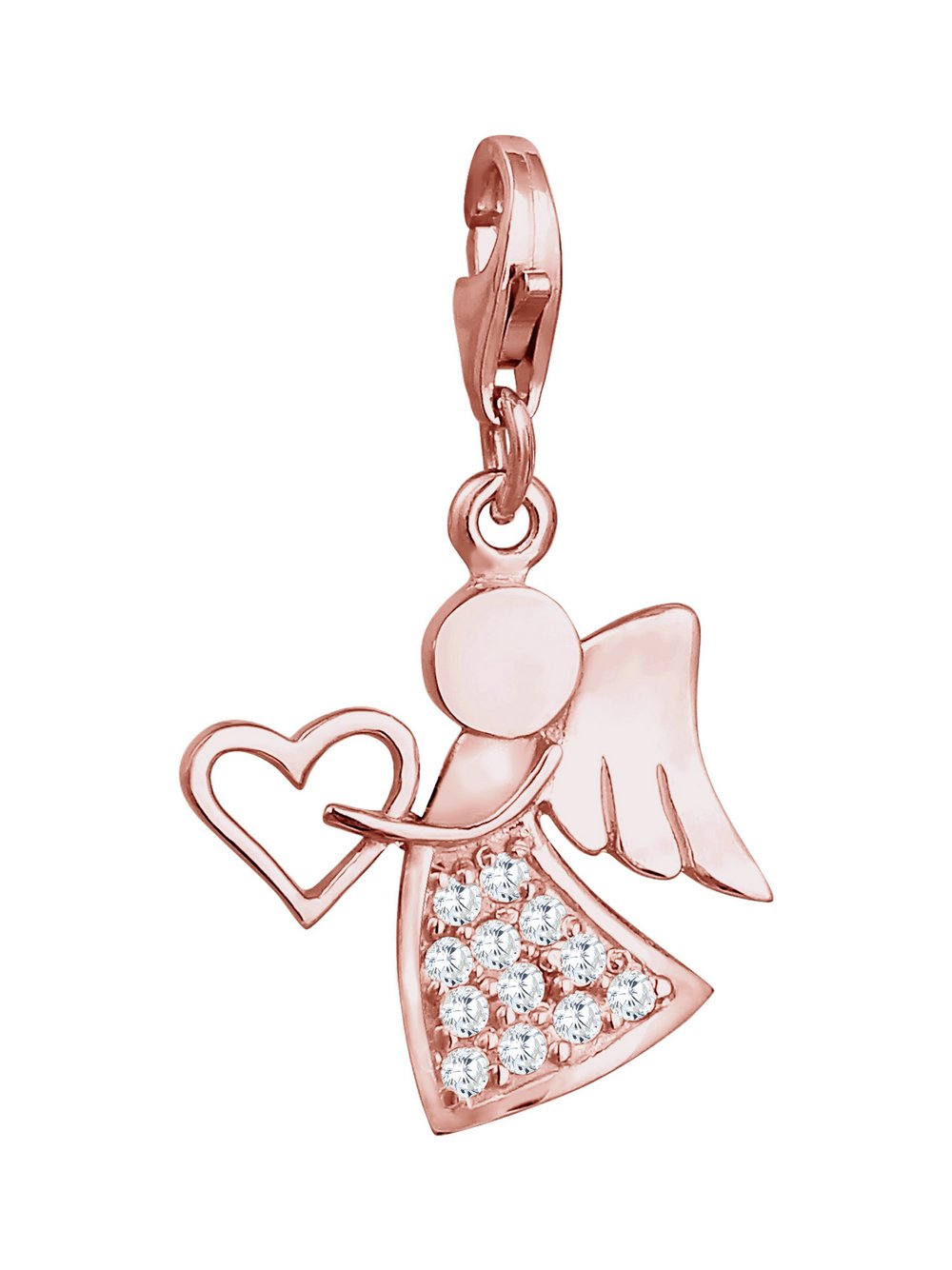 Nenalina Charm Damen Sterlingsilber roségold, 19