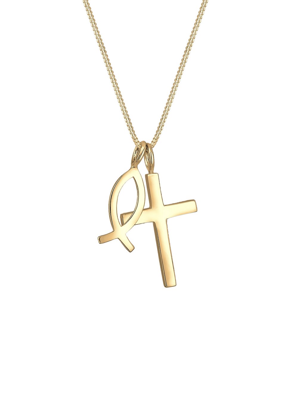 Elli Halskette Damen Sterlingsilber gold, 45