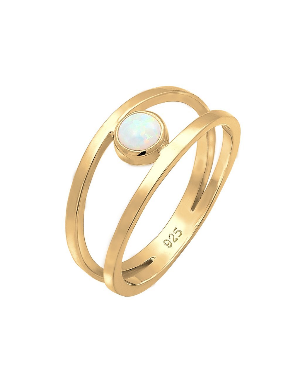 Elli Ring Damen Sterlingsilber gold, 58