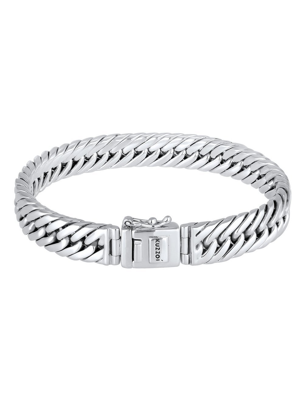 KUZZOI Armband Herren Sterlingsilber silber, 17