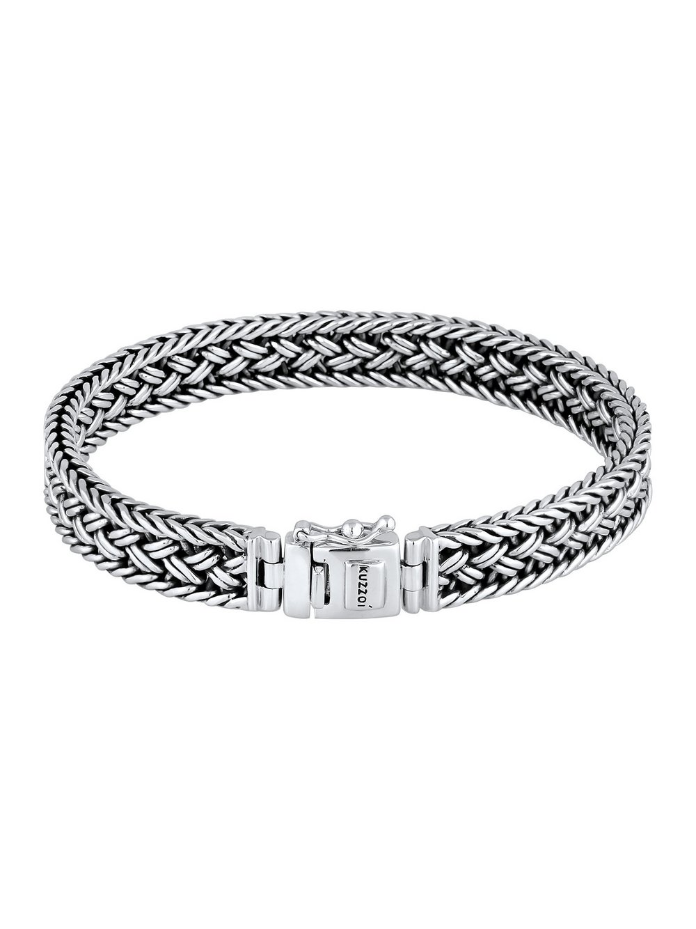 KUZZOI Armband Herren Sterlingsilber silber, 17