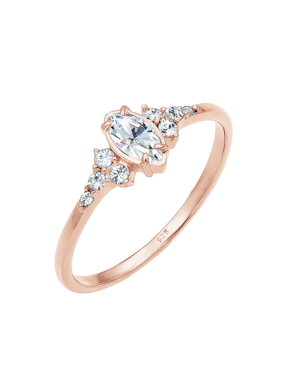 Elli Ring Damen Sterlingsilber roségold, 52