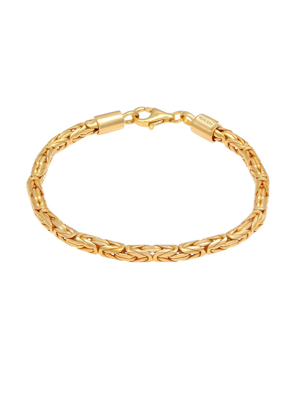 KUZZOI Armband Herren Sterlingsilber gold, 19