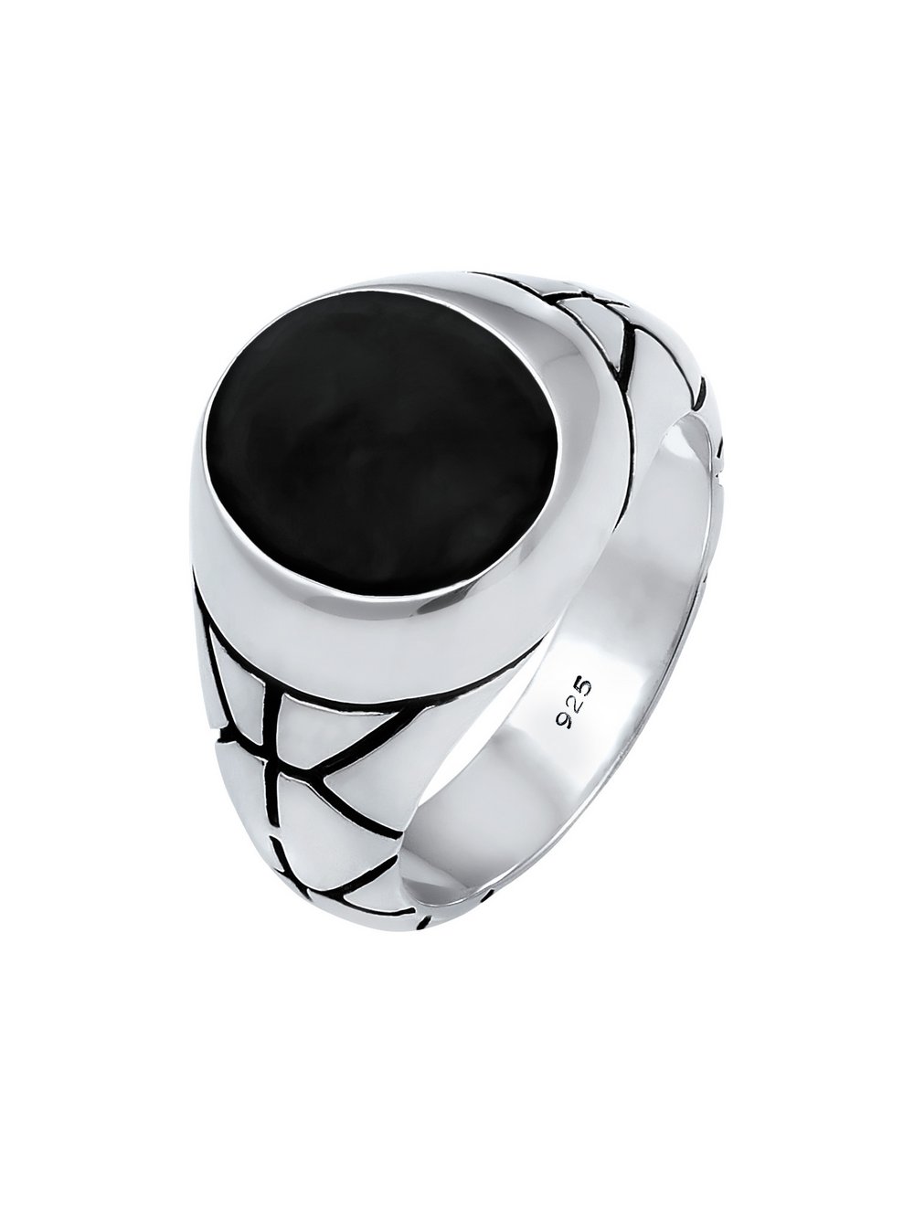 KUZZOI Ring Herren Sterlingsilber silber, 56