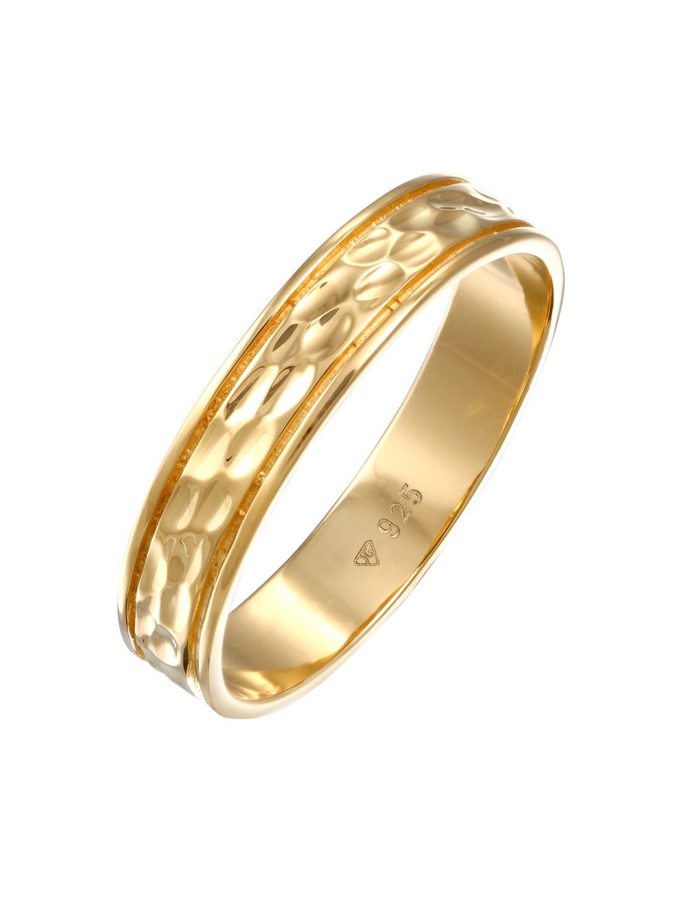 Elli PREMIUM Ring Damen Sterlingsilber gold, 66