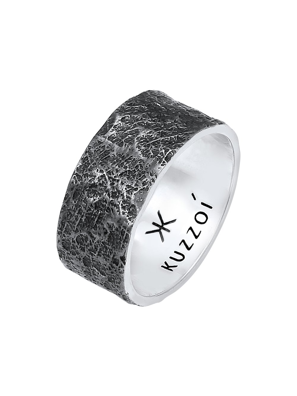 KUZZOI Ring Herren Sterlingsilber silber, 60