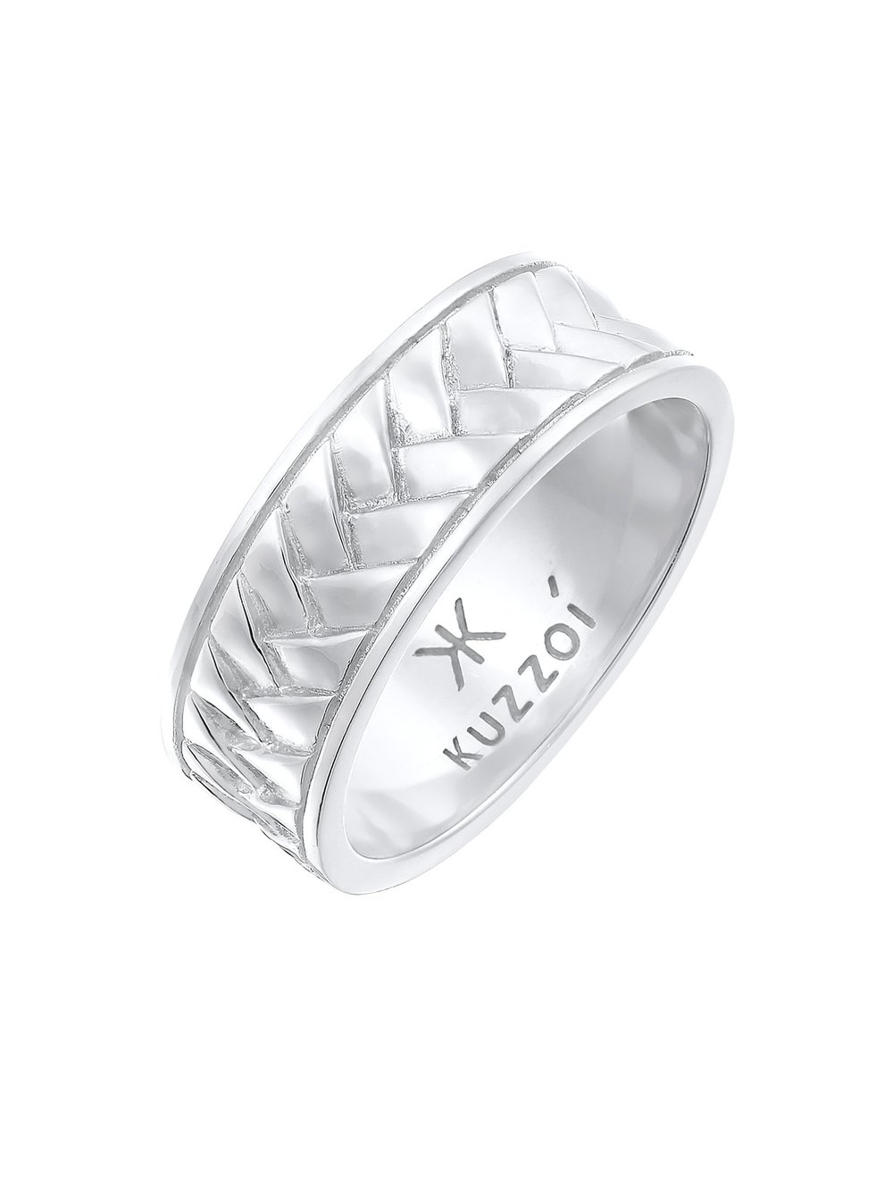 KUZZOI Ring Herren Sterlingsilber silber, 58