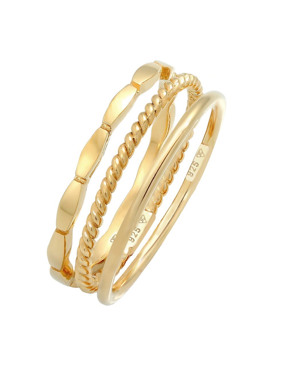 Elli Ring Damen Sterlingsilber gold, 56