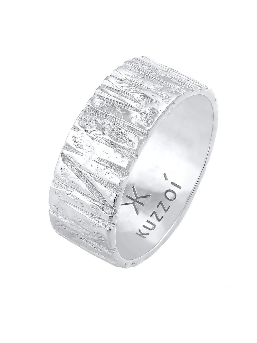 KUZZOI Ring Herren Sterlingsilber silber, 60