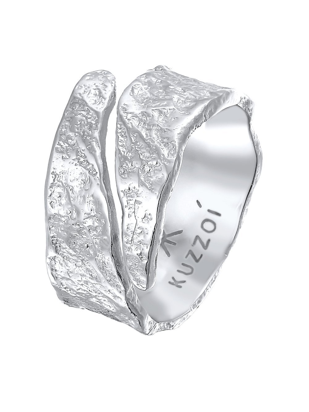 KUZZOI Ring Herren Sterlingsilber silber, 62