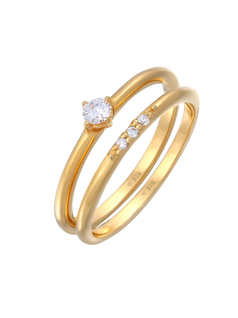 Elli Ring Damen Sterlingsilber gold, 58