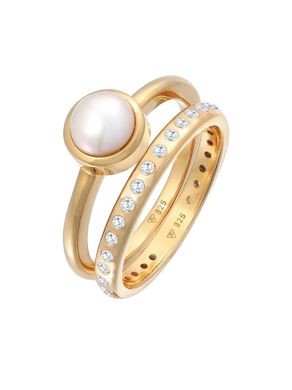 Nenalina Ring Damen Sterlingsilber gold, 54